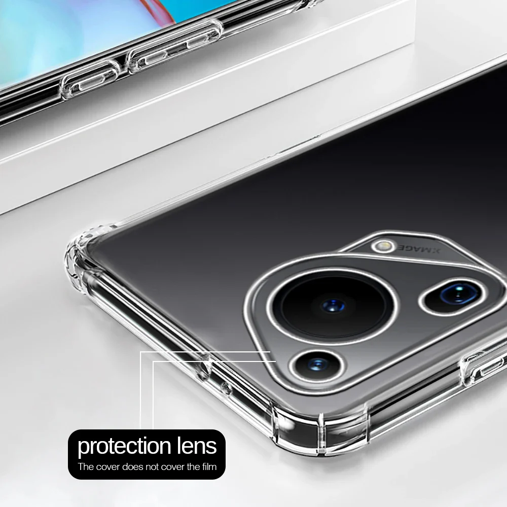 Case for Huawei Pura 70 Ultra, Techsuit, Shockproof Clear, Transparent - Image 5