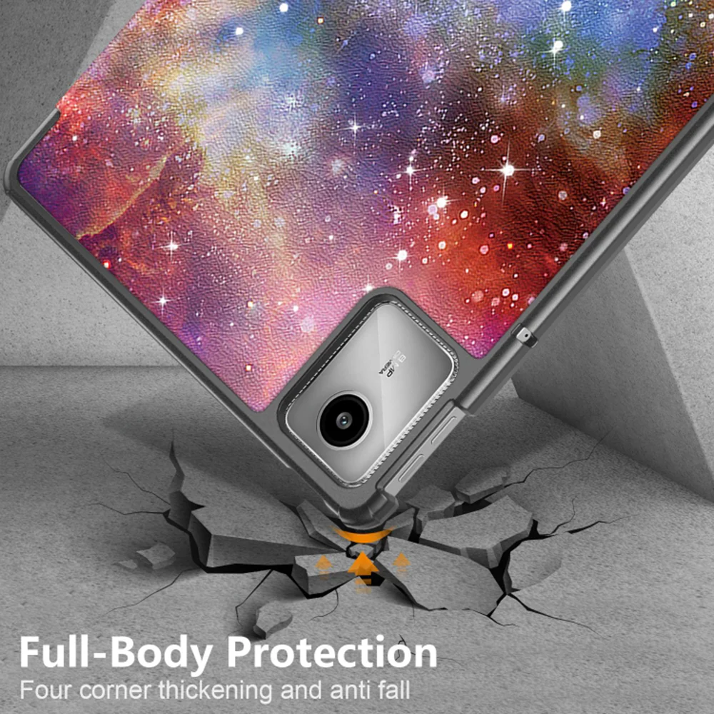 Case for Lenovo Tab M11, Techsuit, FoldPro Galaxy, Multicolor - Image 6