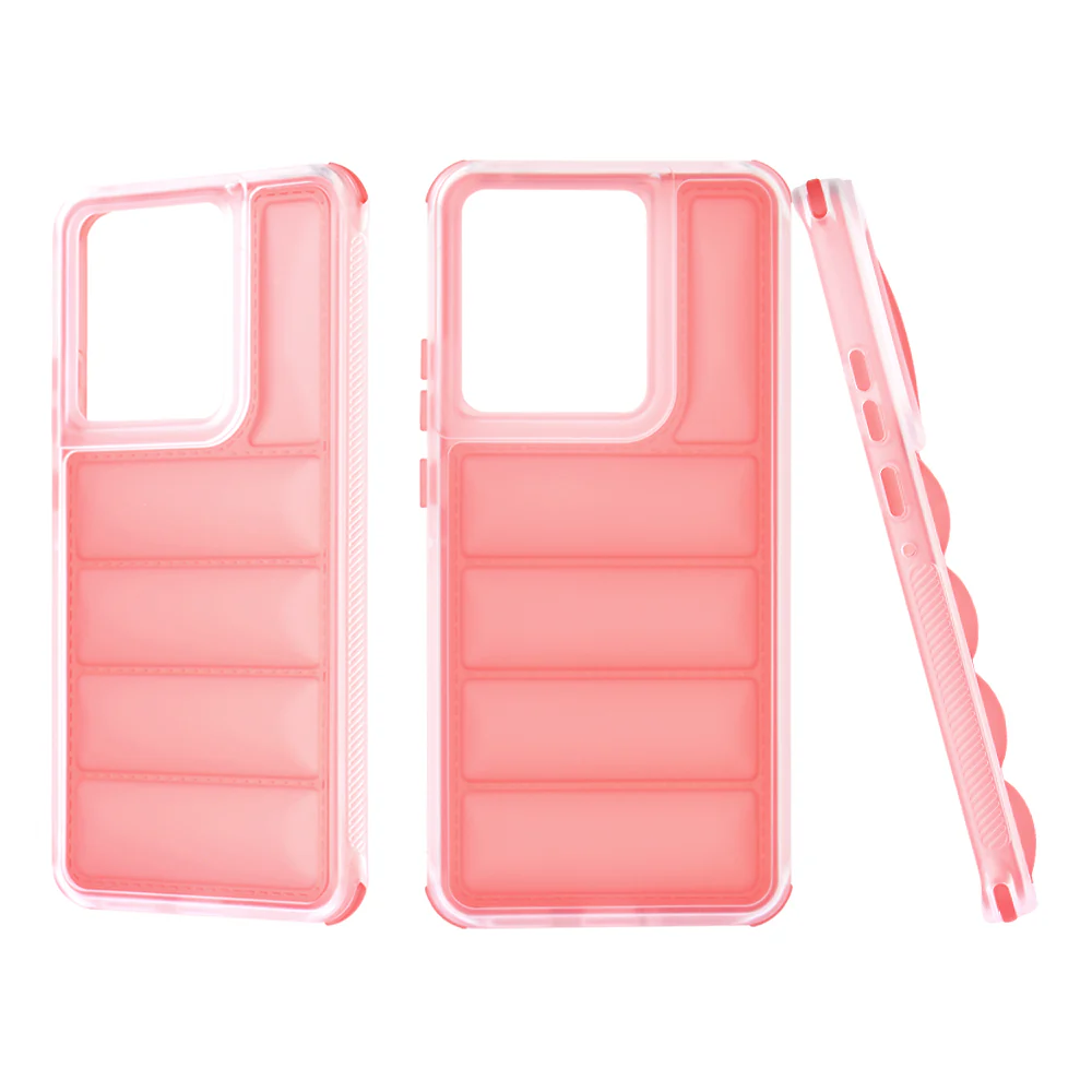 Case for Motorola Edge 50 Pro, Techsuit, Wave Shield, Red - Image 4