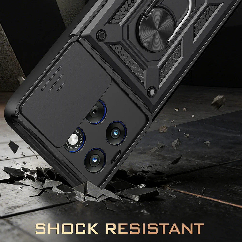 Case for Motorola Edge 70 Fusion, Techsuit, CamShield, Black - Image 6