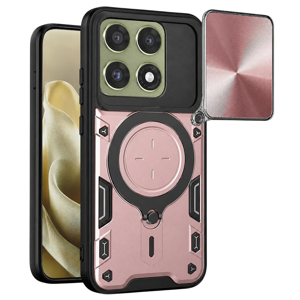 Case for Motorola Edge 70 Pro, Techsuit, CamGuard Pro, Rose Gold
