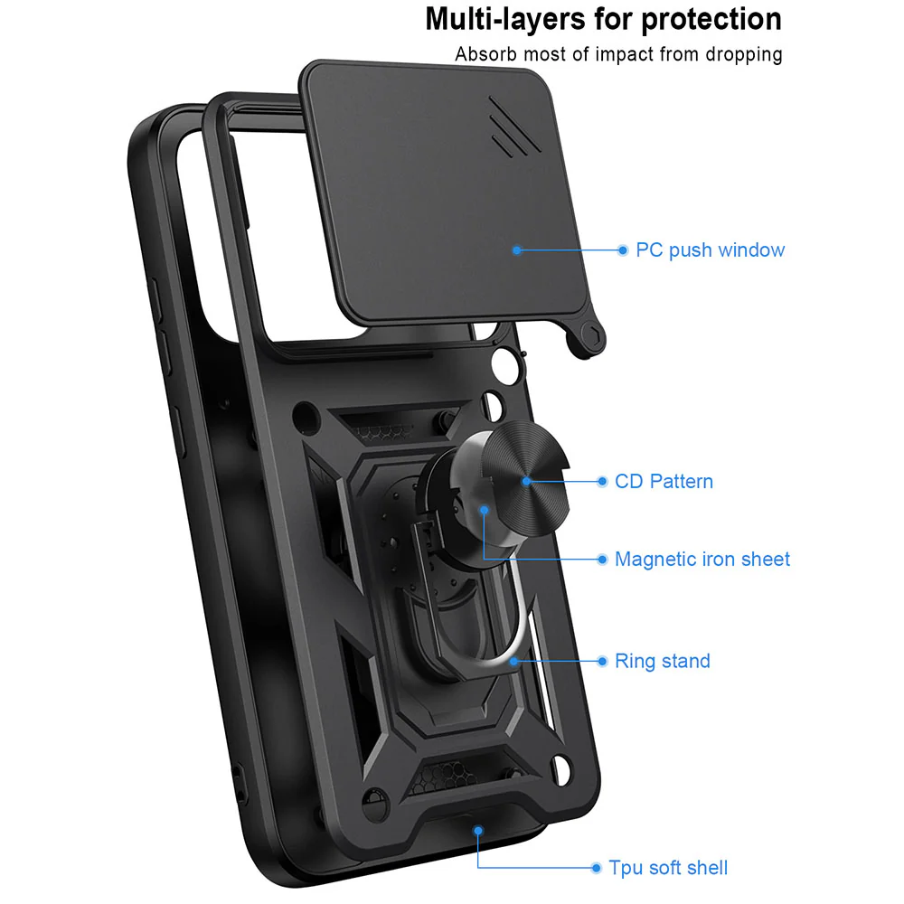 Case for Motorola Edge 70 Pro, Techsuit, CamShield, Green - Image 3