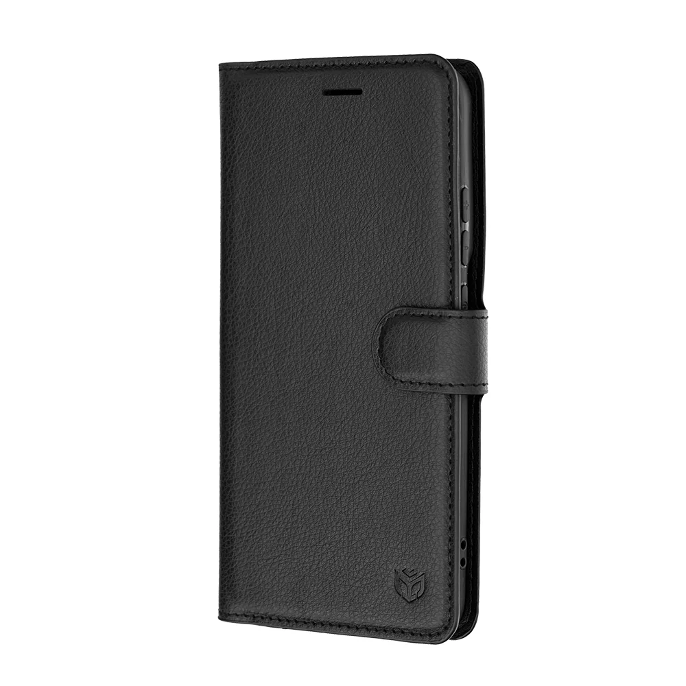 Case for Motorola Edge 70 Pro, Techsuit, Leather Folio, Black - Image 4