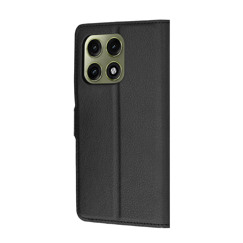 Case for Motorola Edge 70 Pro, Techsuit, Leather Folio, Black - Image 5