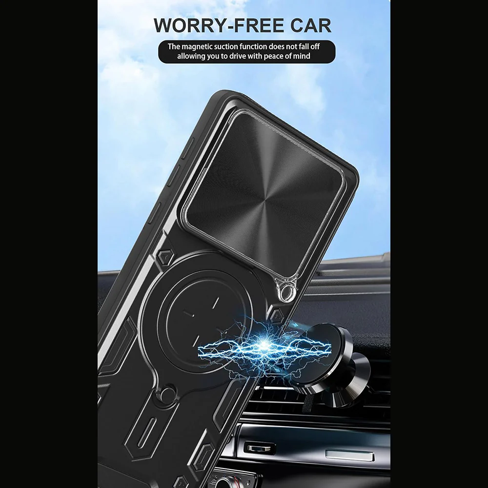 Case for Motorola Edge 70, Techsuit, CamGuard Pro, Black - Image 5