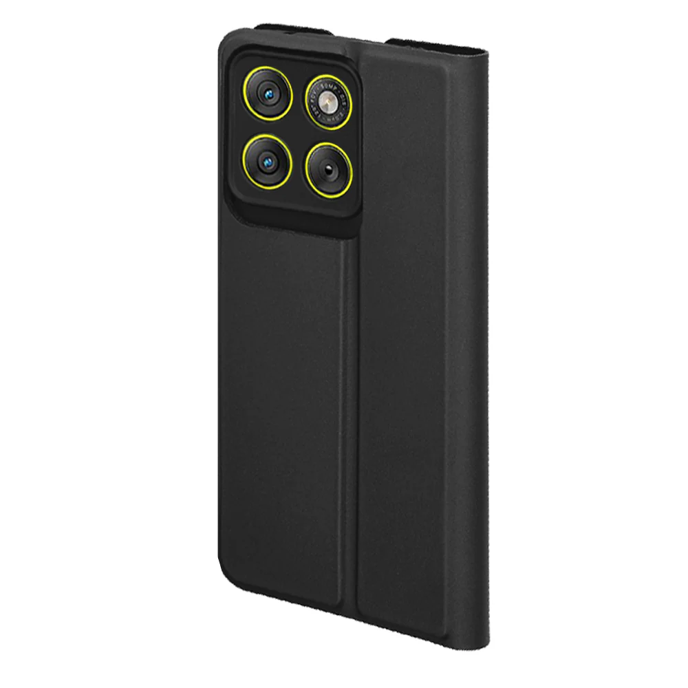 Case for Motorola Edge 70, Techsuit, Magskin Book, Black - Image 6