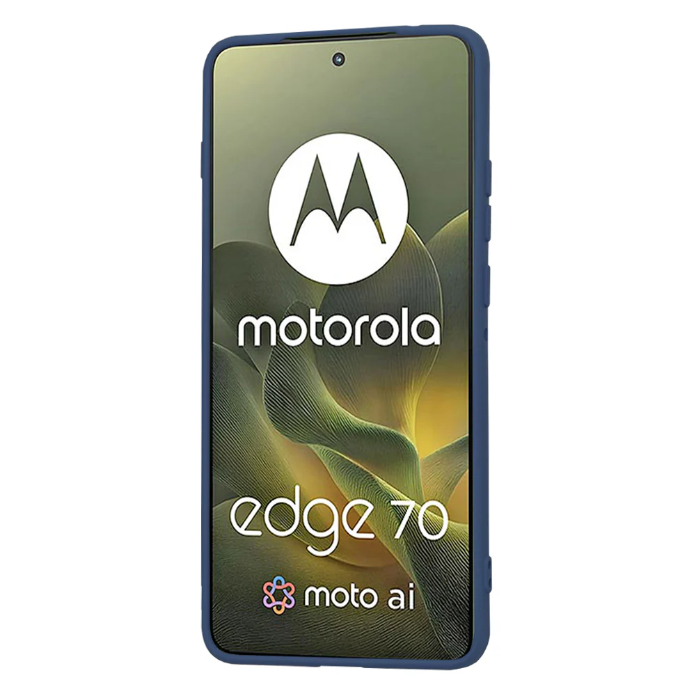 Case for Motorola Edge 70, Techsuit, SoftFlex, Navy Blue - Image 2