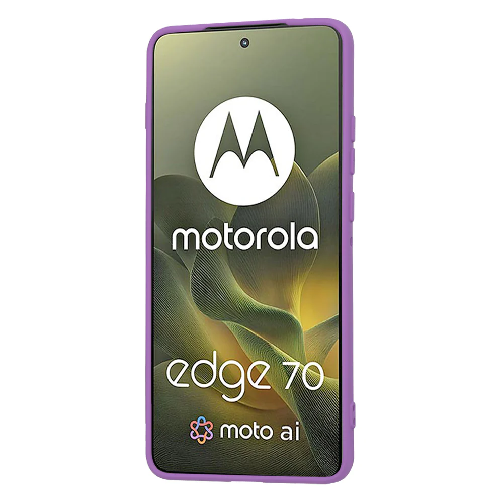 Case for Motorola Edge 70, Techsuit, SoftFlex, Purple - Image 2