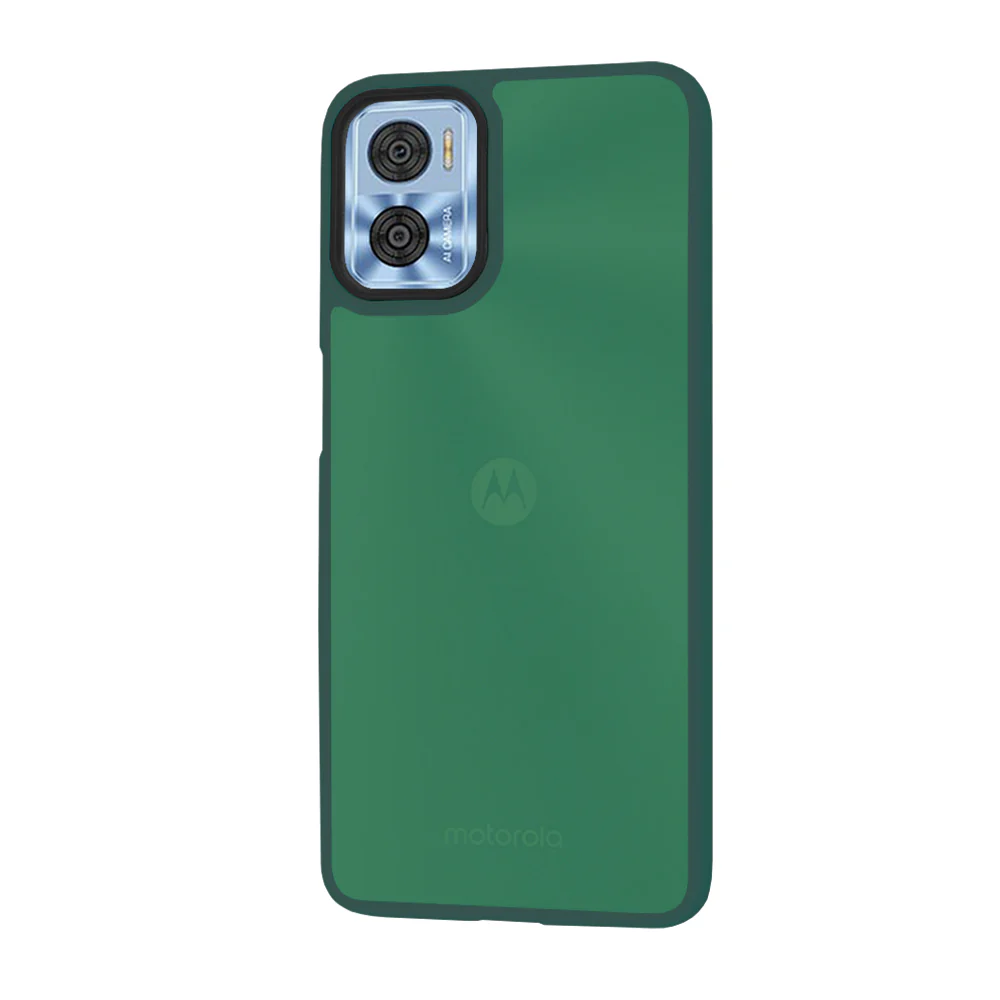 Case for Motorola Moto E22i / E22, Techsuit, HaloFrost, Green - Image 2
