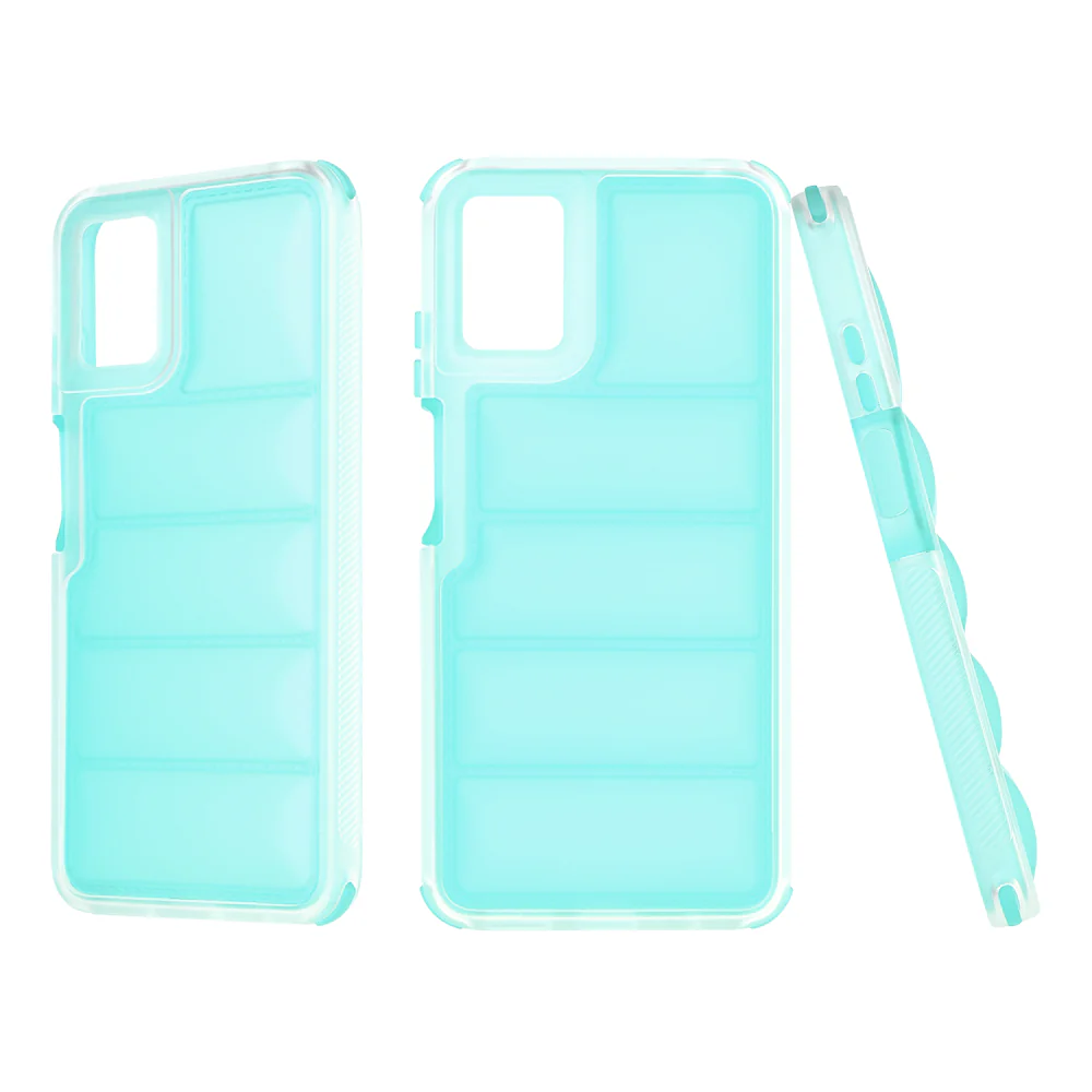 Case for Motorola Moto E22i / E22, Techsuit, Wave Shield, Turquoise - Image 2