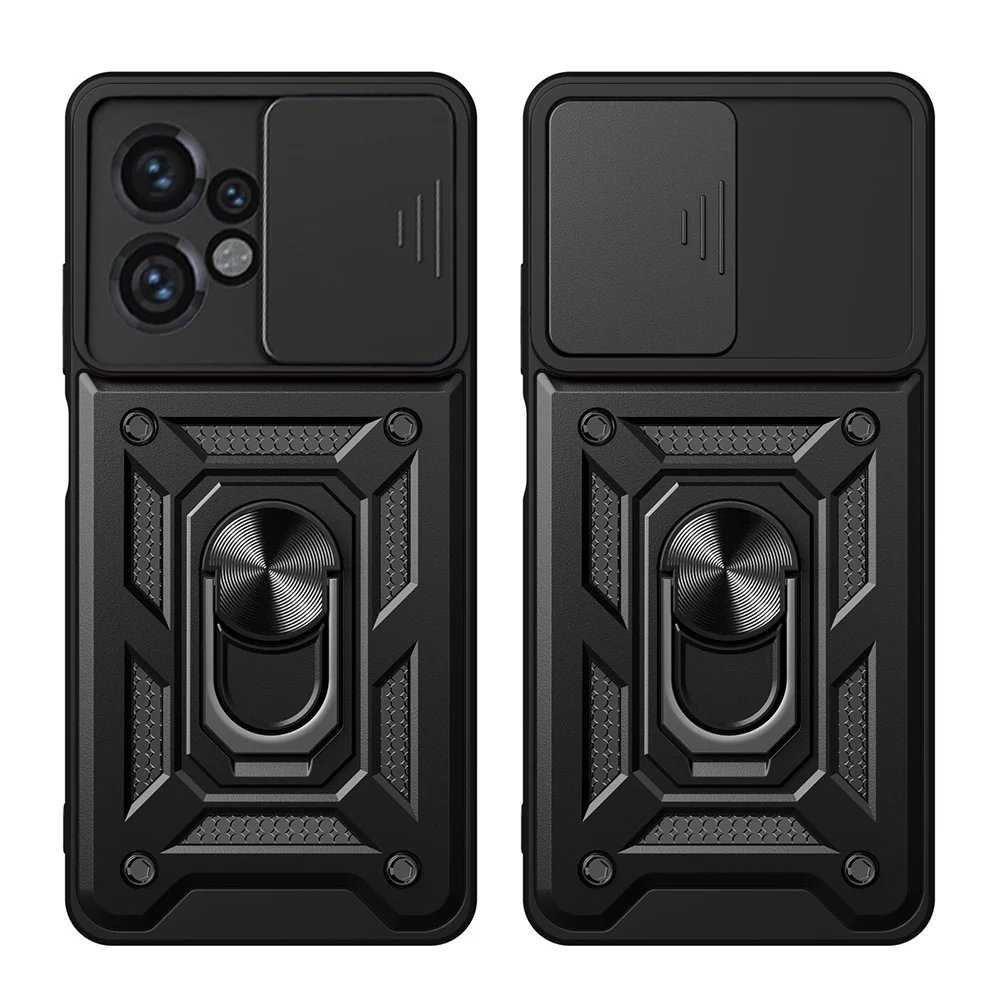 Case for Motorola Moto G04s / E14 / G04 / G24, Techsuit, CamShield, Black - Image 2