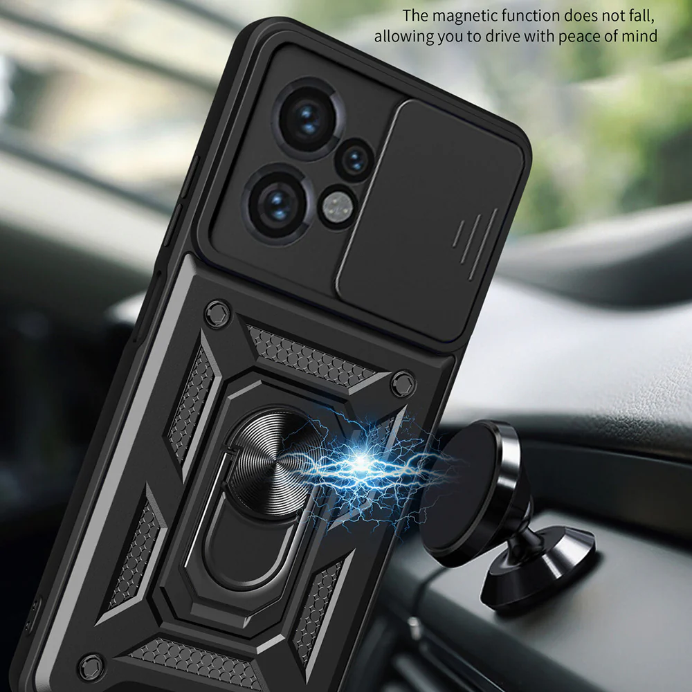 Case for Motorola Moto G04s / E14 / G04 / G24, Techsuit, CamShield, Black - Image 3