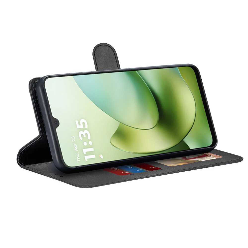 Case for Motorola Moto G06, Techsuit, Diary Book, Black - Image 2