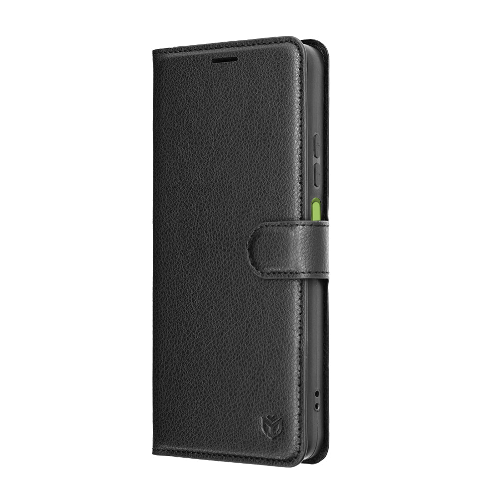 Case for Motorola Moto G06, Techsuit, Leather Folio, Black - Image 4