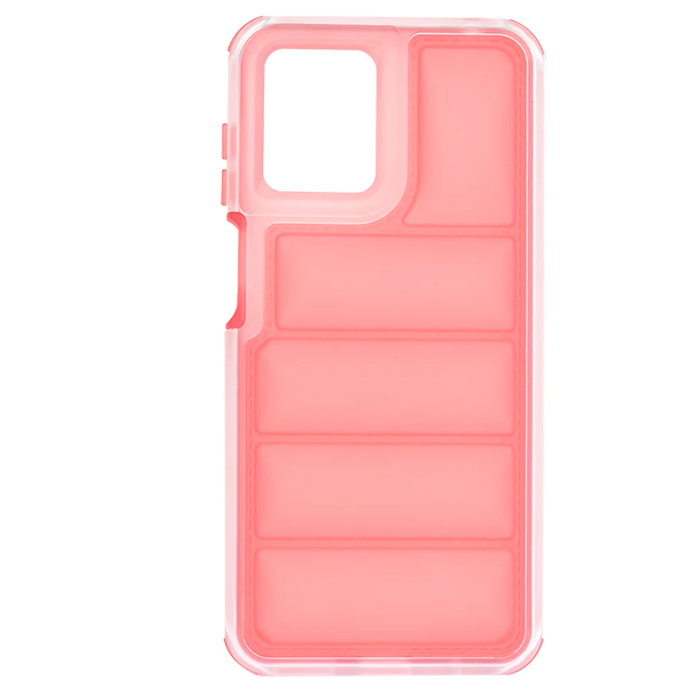 Case for Motorola Moto G14, Techsuit, Wave Shield, Red - Image 2