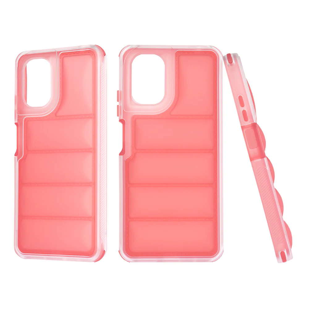 Case for Motorola Moto G24 Power, Techsuit, Wave Shield, Red - Image 4