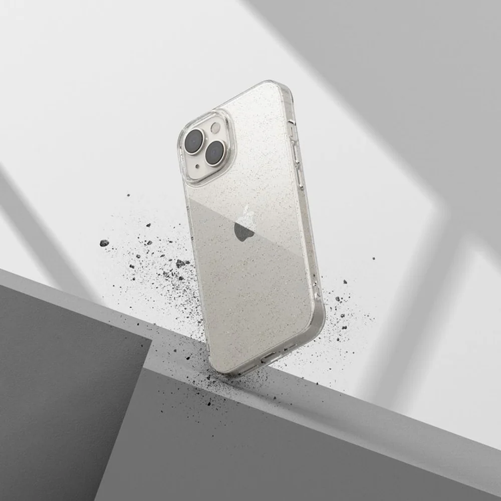 Case for Motorola Moto G45 / G34, Techsuit, SparkleSkin, Transparent - Image 3
