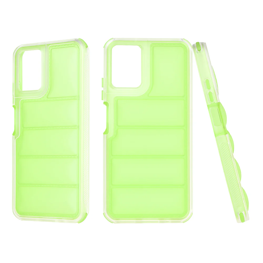 Case for Motorola Moto G45 / G34, Techsuit, Wave Shield, Green - Image 4