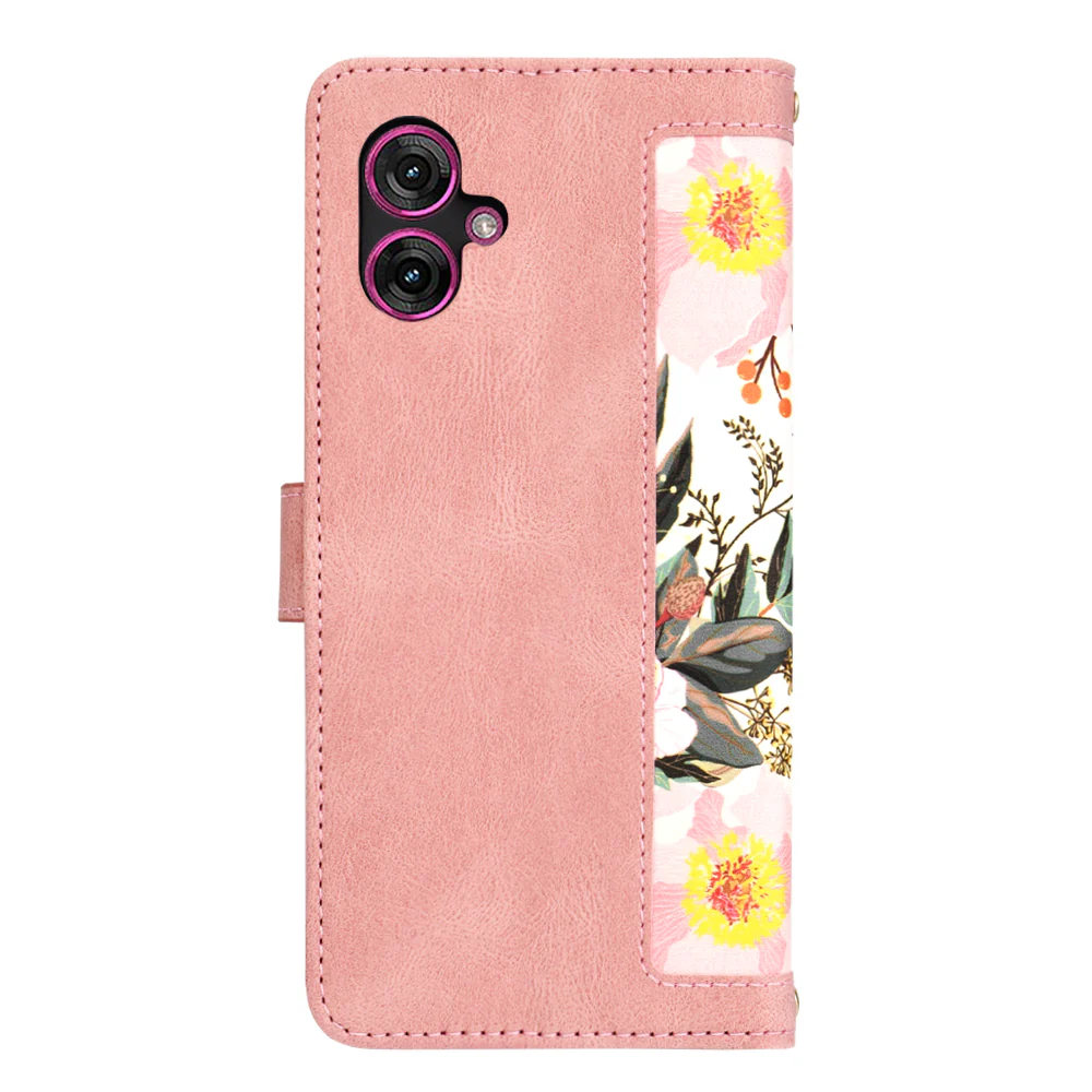 Case for Motorola Moto G55, Techsuit, FlipCraft, Pink - Image 3