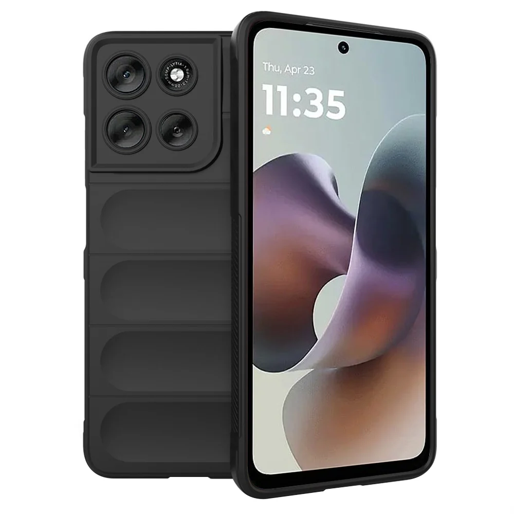Case for Motorola Moto G56, Techsuit, Magic Shield, Black