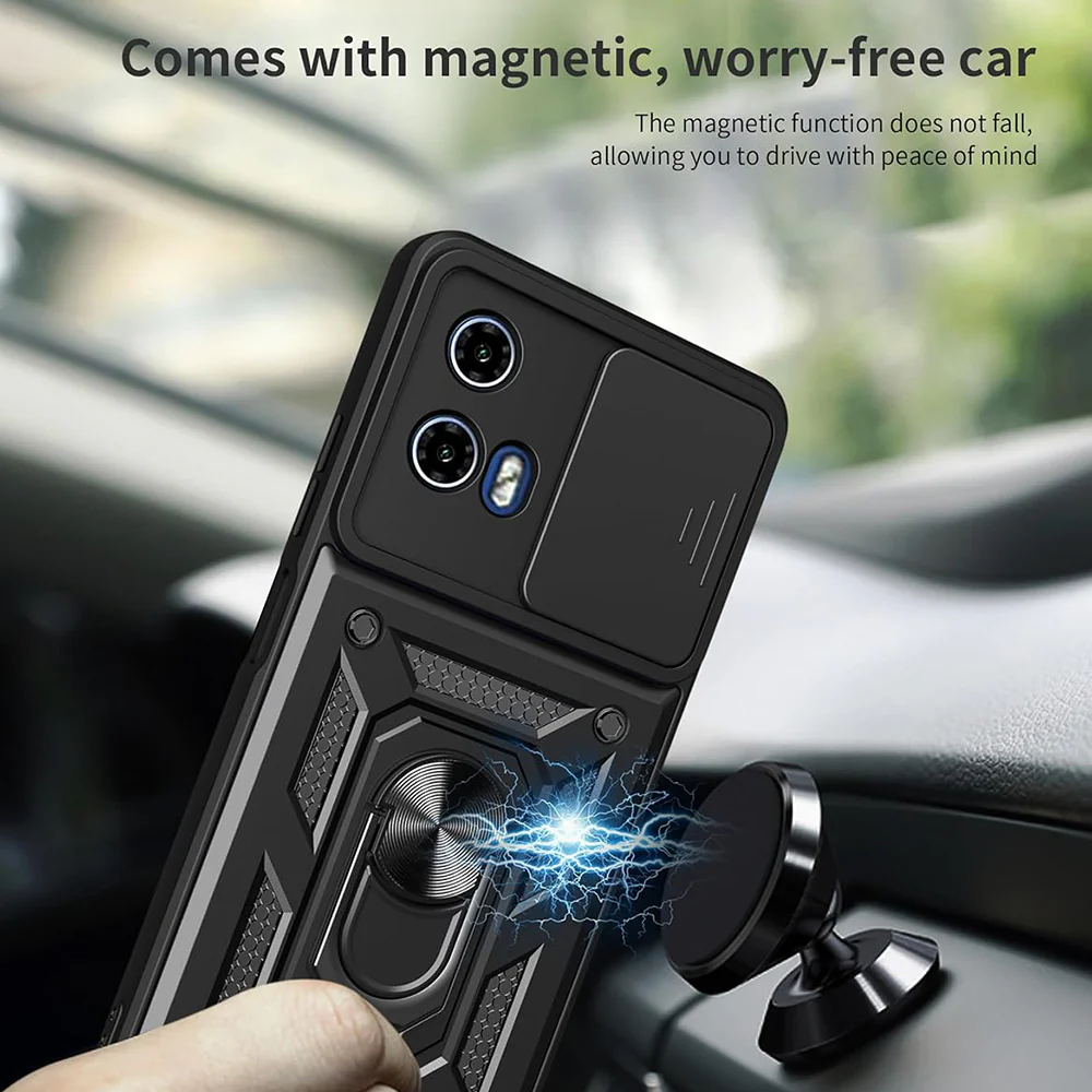 Case for Motorola Moto G71 5G, Techsuit, CamShield, Black - Image 4