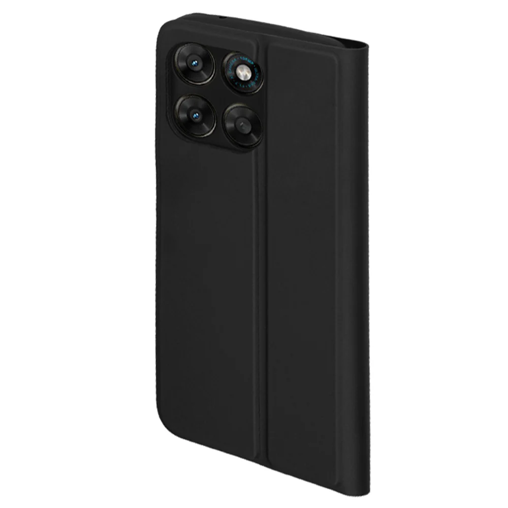 Case for Motorola Moto G77 / G67, Techsuit, Magskin Book, Black - Image 6