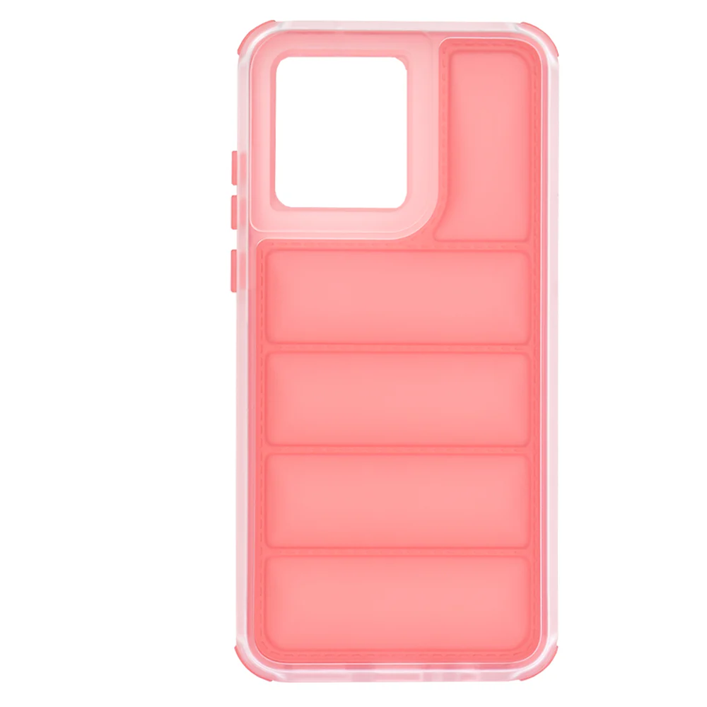 Case for Motorola Moto G84, Techsuit, Wave Shield, Red - Image 2