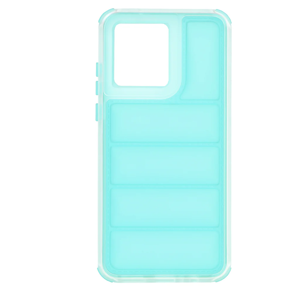 Case for Motorola Moto G84, Techsuit, Wave Shield, Turquoise - Image 2