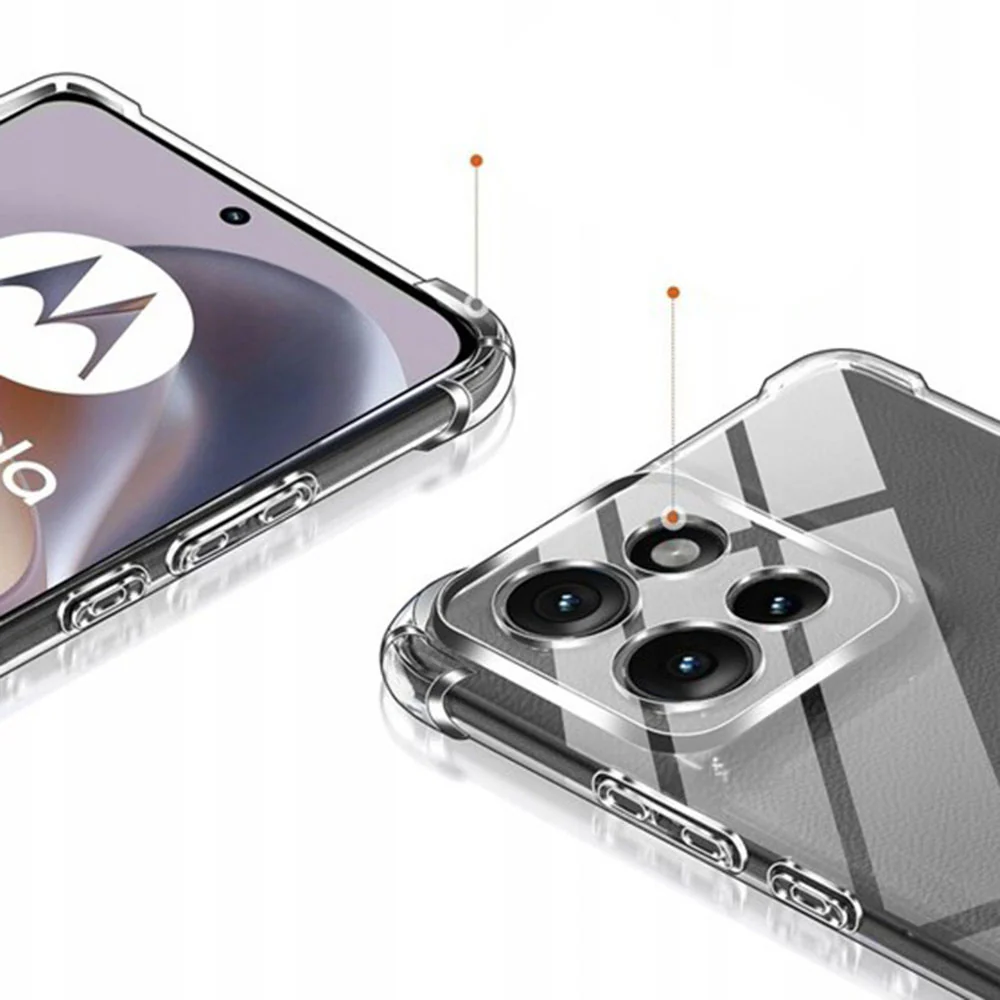 Case for Motorola Moto G86 Power, Techsuit, Shockproof Clear, Transparent - Image 3