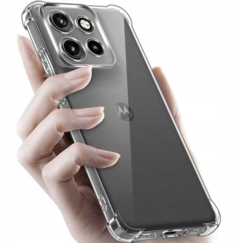 Case for Motorola Moto G86 Power, Techsuit, Shockproof Clear, Transparent - Image 4