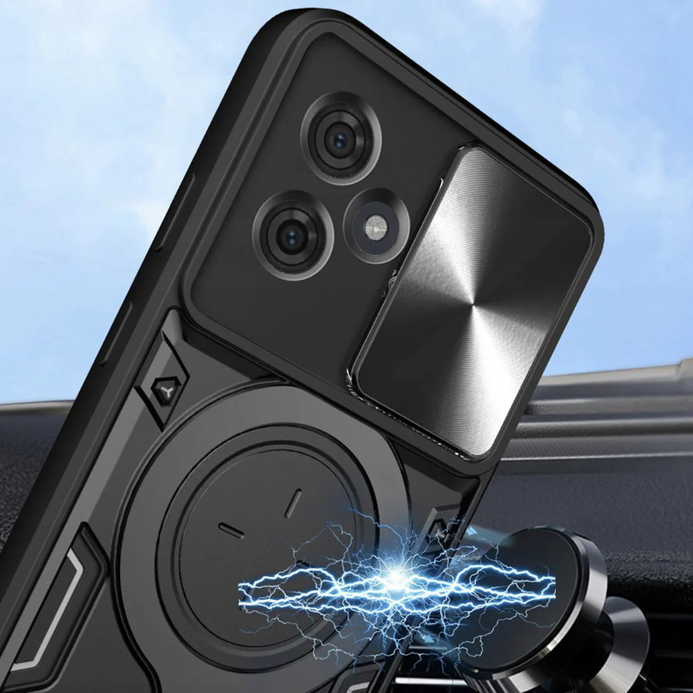 Case for Motorola Moto G86, Techsuit, CamGuard Pro, Black - Image 3
