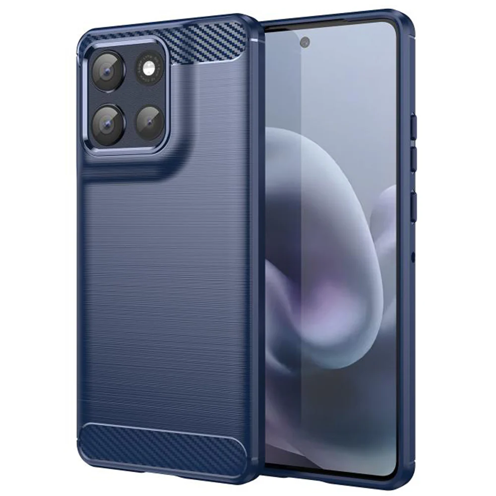 Case for Motorola Moto G86, Techsuit, Carbon, Blue