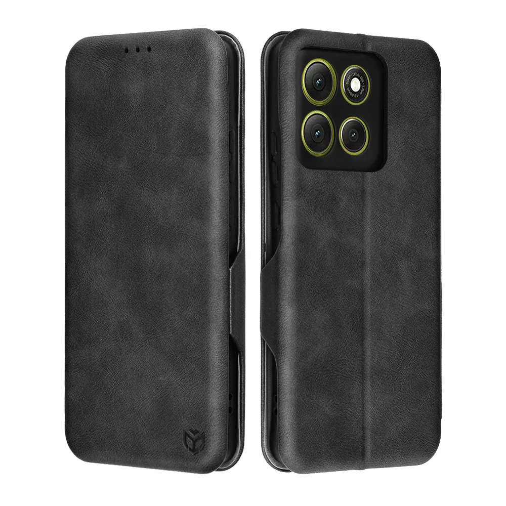 Case for Motorola Moto G86, Techsuit, Safe Wallet Plus, Black
