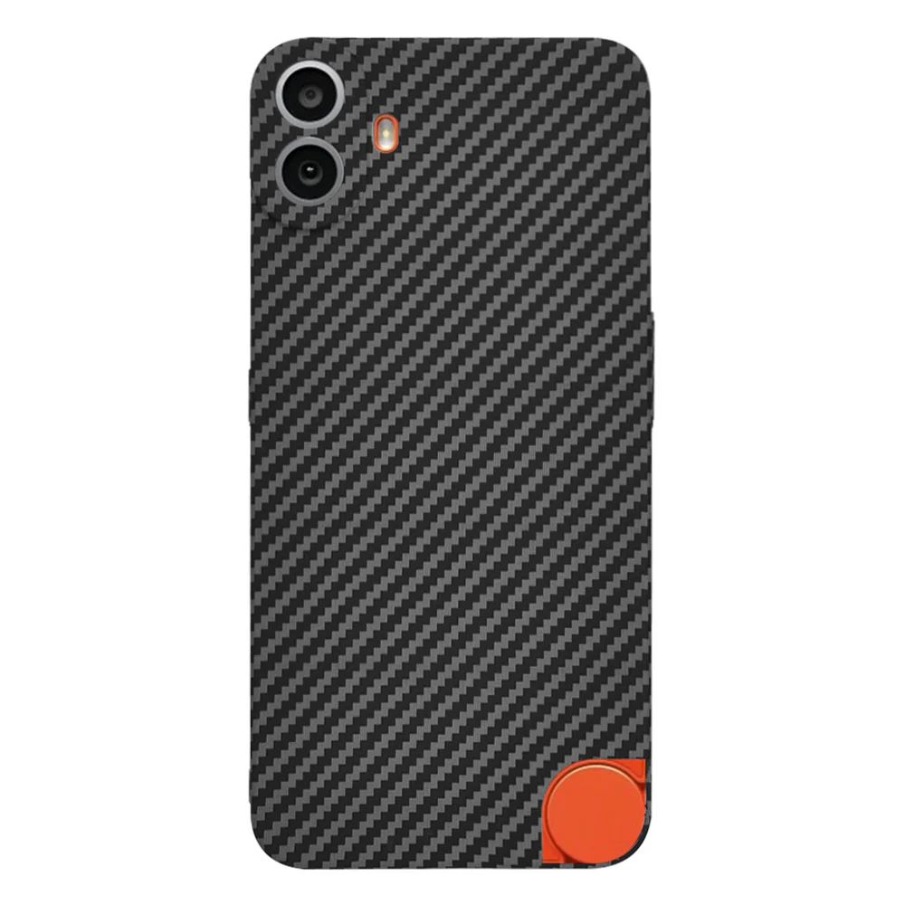 Case for Nothing CMF Phone 1, Techsuit, Carbonite FiberShell, Black - Image 3