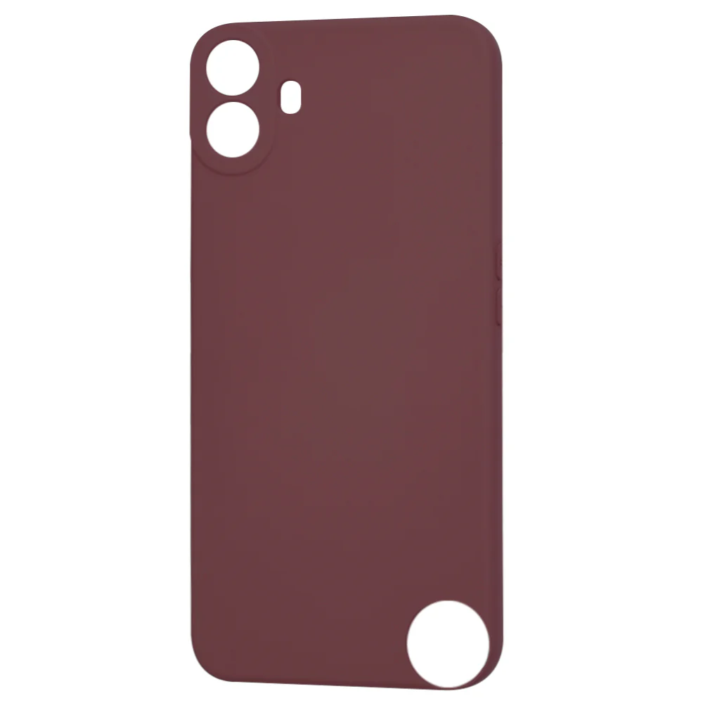 Case for Nothing CMF Phone 1, Techsuit, SoftFlex, Burgundy - Image 4