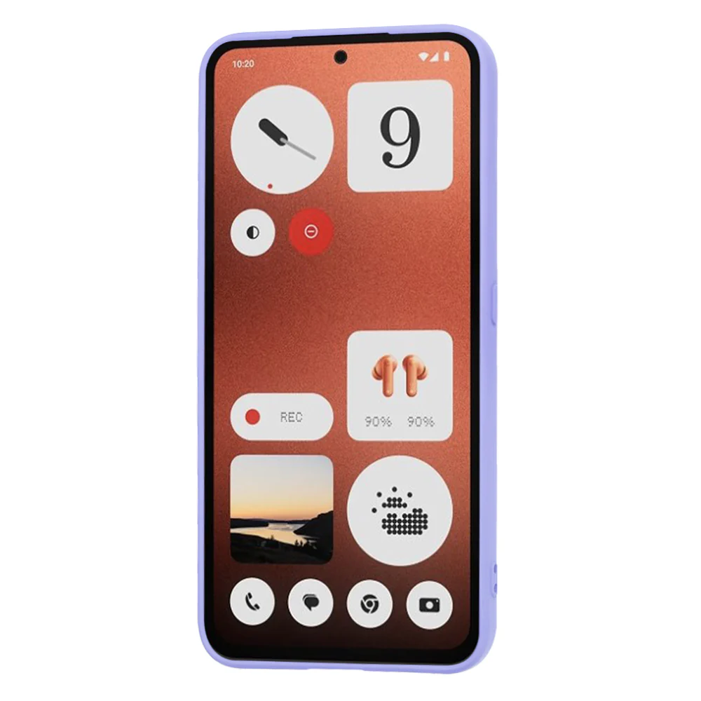 Case for Nothing CMF Phone 1, Techsuit, SoftFlex, Light Purple - Image 2