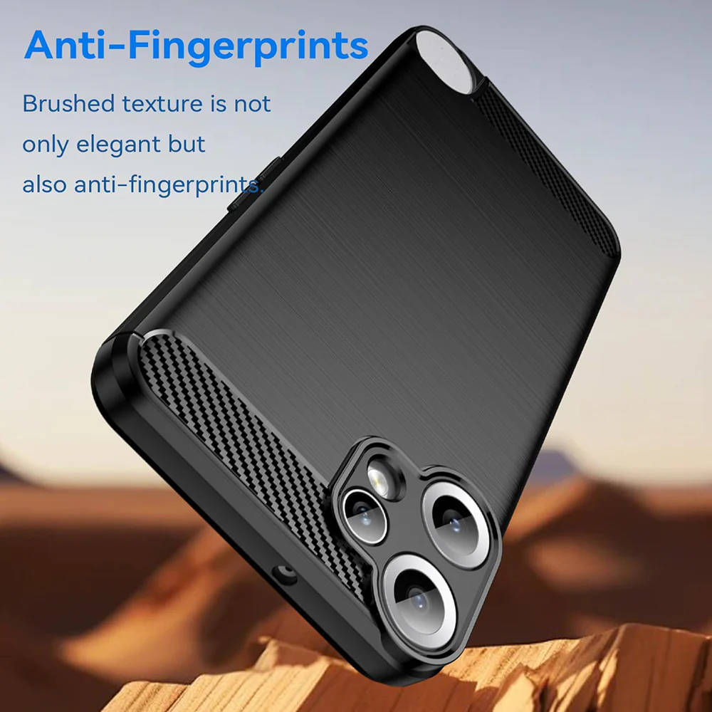 Case for Nothing CMF Phone 2 Pro, Techsuit, Carbon, Black - Image 2