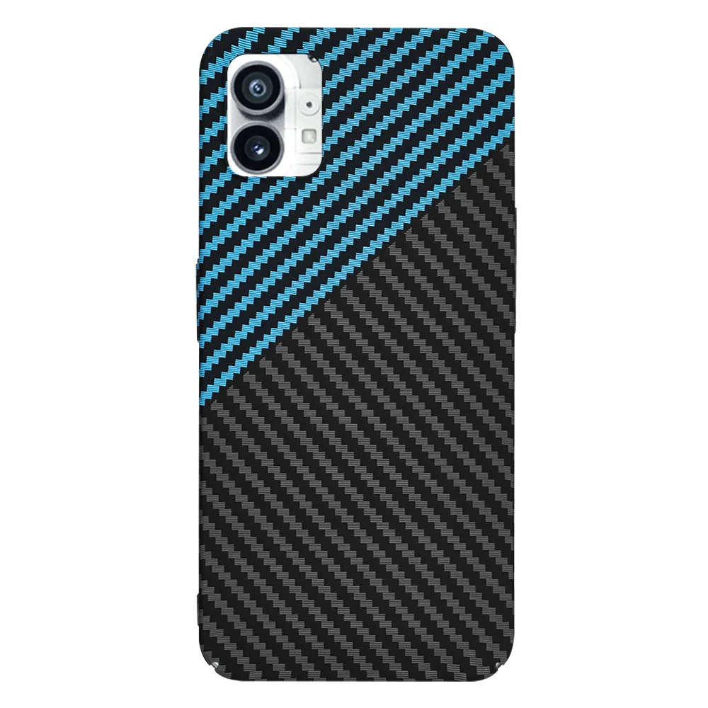Case for Nothing Phone (1), Techsuit, Carbonite FiberShell, Black Blue - Image 3