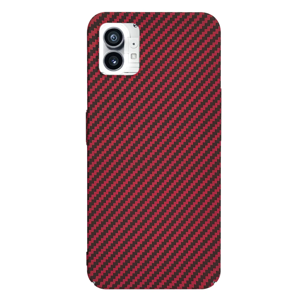 Case for Nothing Phone (1), Techsuit, Carbonite FiberShell, Red - Image 3