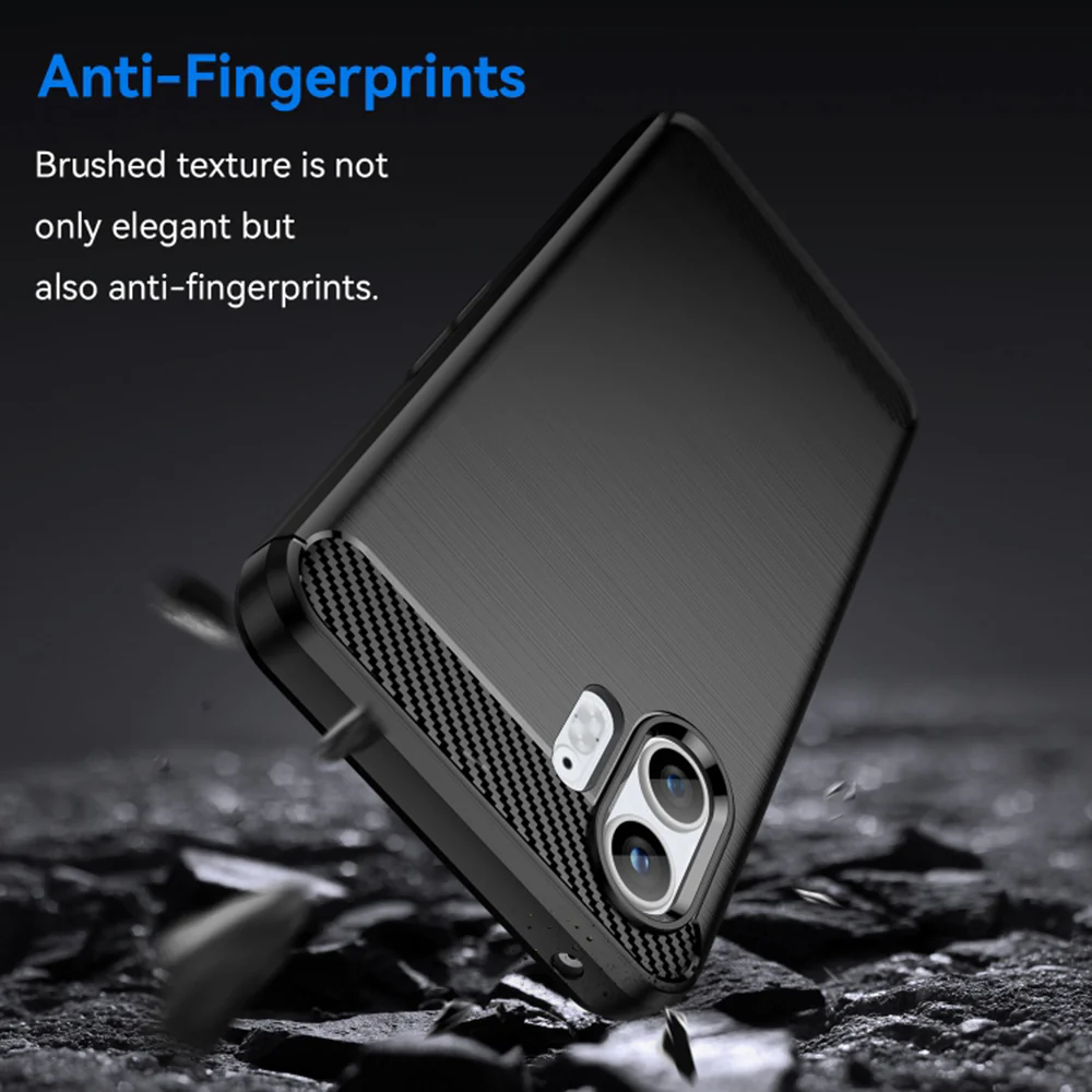 Case for Nothing Phone (2), Techsuit, Carbon, Black - Image 4