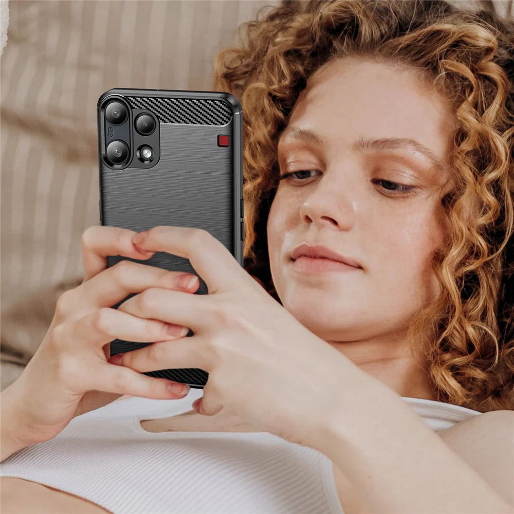 Case for Nothing Phone (3a) Lite, Techsuit, Carbon, Black - Image 5