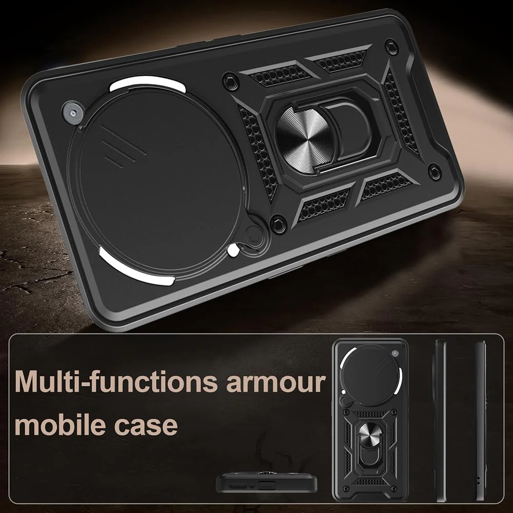 Case for Nothing Phone (3a) Pro, Techsuit, CamShield, Green - Image 3