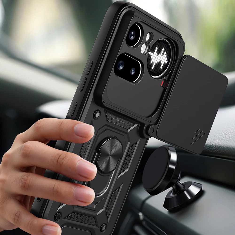 Case for Nothing Phone (4a) Pro, Techsuit, CamShield, Black - Image 6