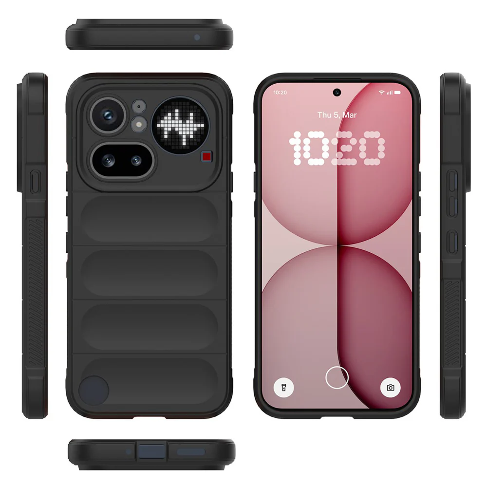 Case for Nothing Phone (4a) Pro, Techsuit, Magic Shield, Black - Image 3