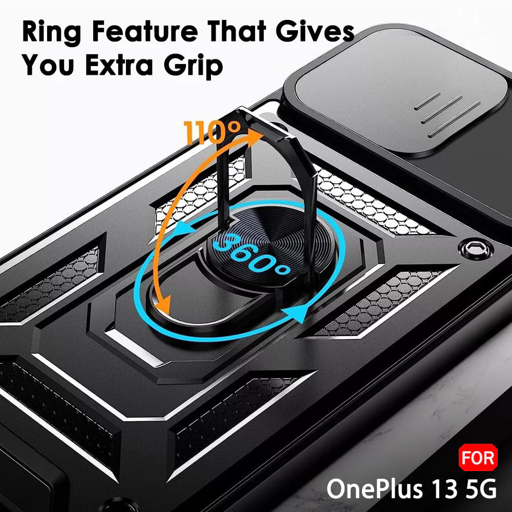 Case for OnePlus 13, Techsuit, CamShield, Black - Image 5
