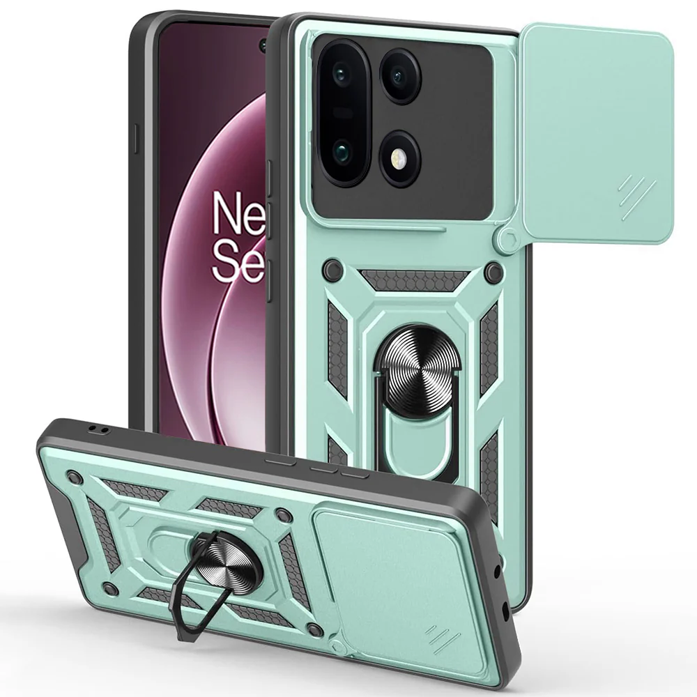 Case for OnePlus 15, Techsuit, CamShield, Green