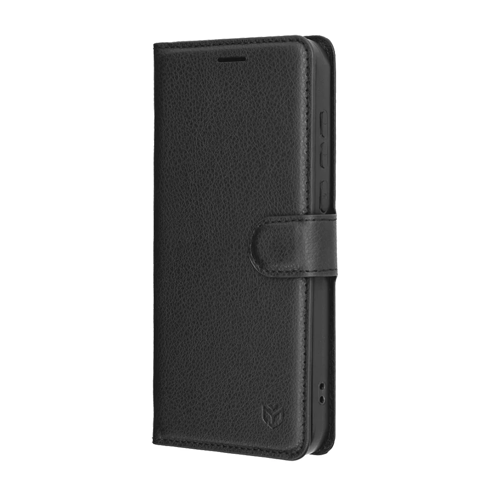 Case for OnePlus 15, Techsuit, Leather Folio, Black - Image 2