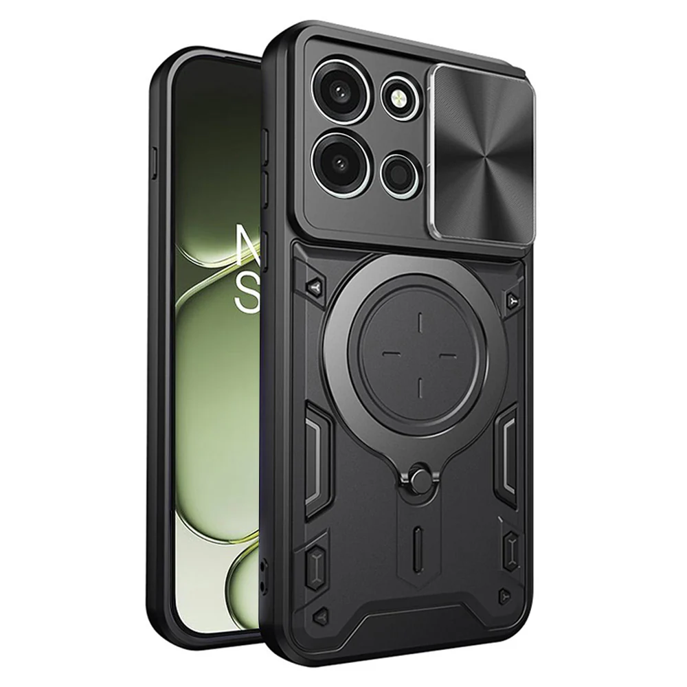 Case for OnePlus Nord 6, Techsuit, CamGuard Pro, Black