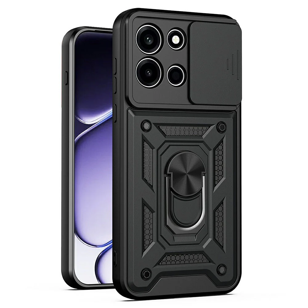Case for OnePlus Nord 6, Techsuit, CamShield, Black