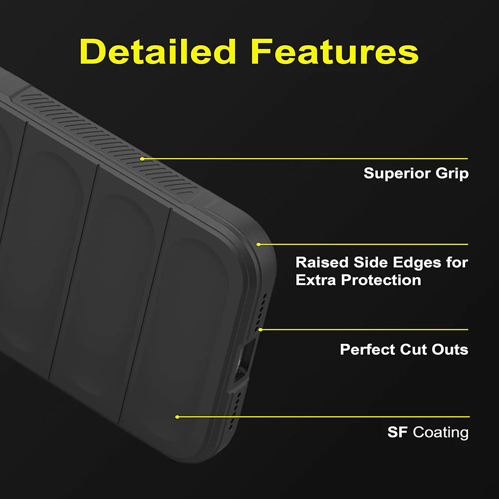 Case for OnePlus Nord 6, Techsuit, Magic Shield, Black - Image 4